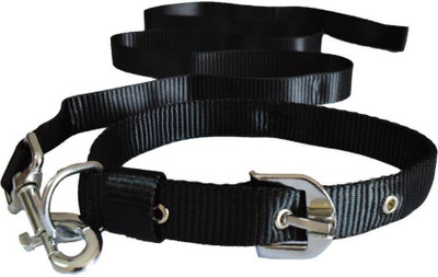 

PET HUB Dog Collar & Leash(, black