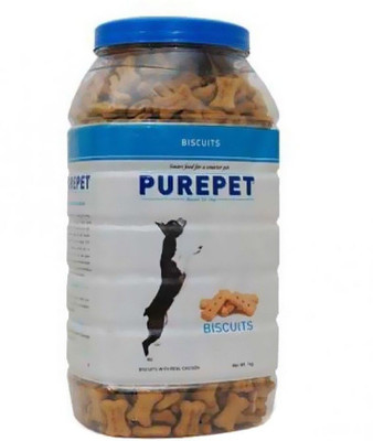 pure pet biscuits Milk 1 kg Dry Dog Food