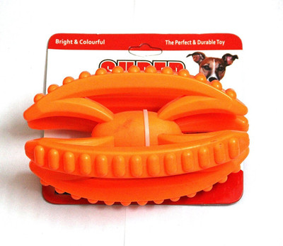 

Super Dog Goofy Rugby Rubber Chew Toy For Dog
