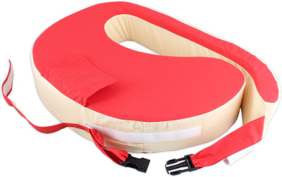 

Get IT Plain Feeding/Nursing Pillow Pack of 1(Red with Cream)