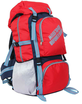 

Shrih 60 Lt Red Rucksack Hiking backpack Rucksack - 60(Red)