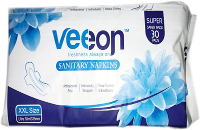 

VEEON SUPER SAVER FAMILY PACK Sanitary Pad(Pack of 30)