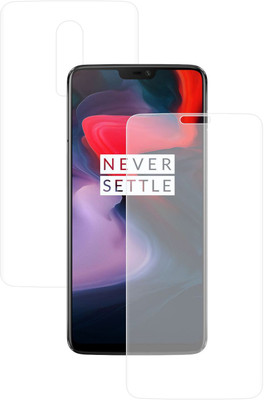 CASE CREATION Front and Back Screen Guard for OnePlus 6(Pack of 2)
