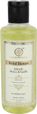 

Khadi Natural AYURVEDIC HONEY & VANILLA HAIR CLEANSER(210 ml)