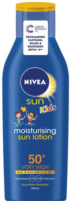 

Nivea Sun Kids Spf50+ Moisturising Sun Lotion - 200 Ml(200 ml)