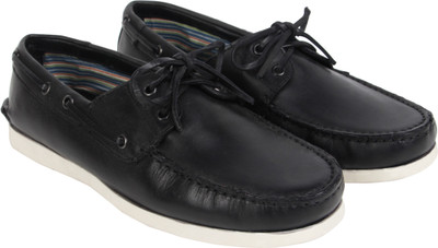 

Unorthodox Unorthodox Leather Boat Shoes For Men (Black) Boat Shoes For Men(Black