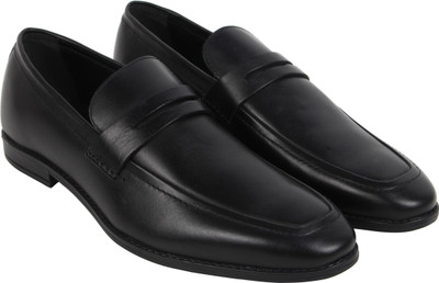 

Unorthodox Unorthodox Leather Moccasin For Men (Black) Slip On For Men(Black