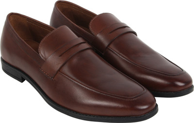 

Unorthodox Unorthodox Leather Moccasin For Men (Brown) Slip On For Men(Brown