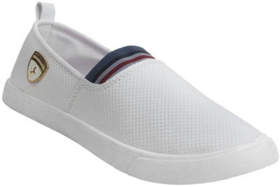 

SAM-ERA White 717 Slip On Sneakers For Men(White