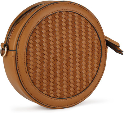 

Accessorize Women Casual Tan PU Sling Bag