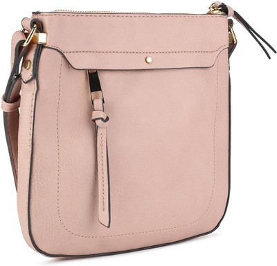 

Accessorize Women Casual Pink PU Sling Bag