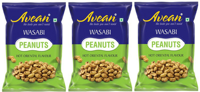 

Avean Flavored Peanuts :: Wasabi Peanuts :: Combo Pack of 3(300 g, Pack of 3)
