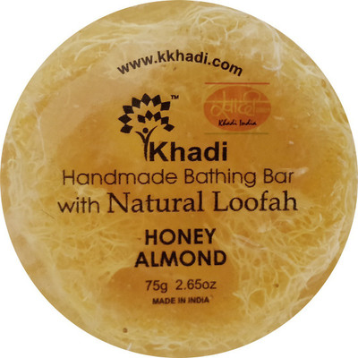 

Khadi Honey Almond Loofah Soap(75 g)