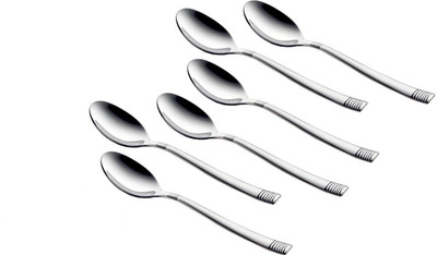 

Shapes Lynex Stainless Steel Dessert Spoon Set(Pack of 12)