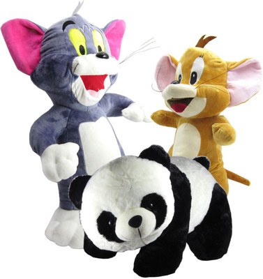 

Gift Decor Shop Tom and Jerry Soft Toy (Multi, 46 cm) with Panda soft toy (Black and White, 40 cm) - 46 cm(Multicolor)