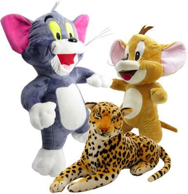 

Gift Decor Shop Tom and Jerry Soft Toy (Multi, 46 cm) with Leopard soft toy ( Multi,22 cm) - 46 cm(Multicolor)