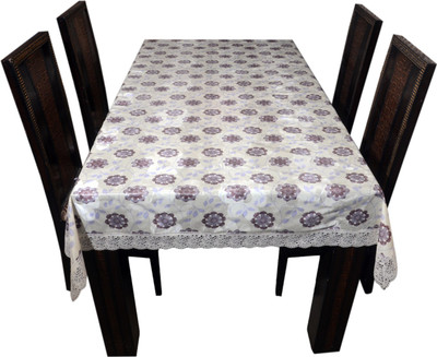 

The Trendy Printed 6 Seater Table Cover(Multicolor, PVC)