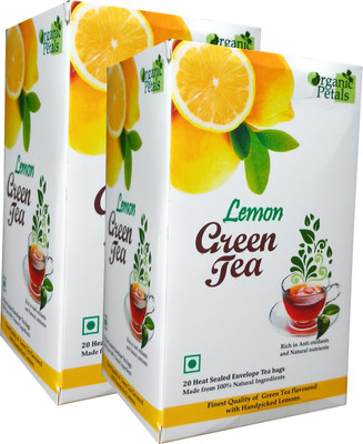 

Organic Petals Lemon Green Tea Lemon Tea Bags(72 g, Box)