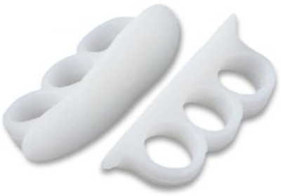 

AGE CARE Gel Toe Separators Stretchers Alignment Fingers Overlapping Toes Orthotics And Orthopedic Hammer Toes Cushion Foot Care - 1 Pair(Pack Of 1)