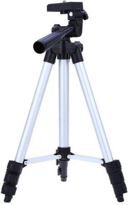 

ALONZO Best Quality Comfortable 3110 Universal Portable Digital Camera 3110 -Stand Lightweight for Smartphones, Action & DSLR Cameras Tripod(Silver, Supports Up to 1500 g)