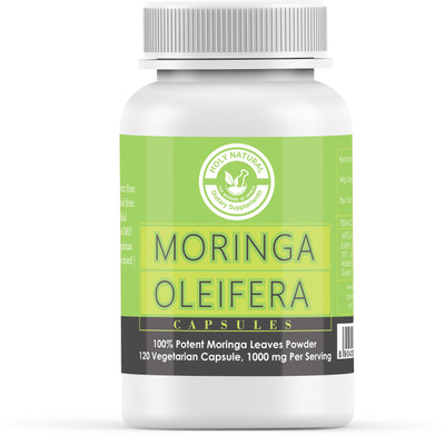 

Holy Natural Moringa Oleifera - 120 Veggie Capsules(500 mg)
