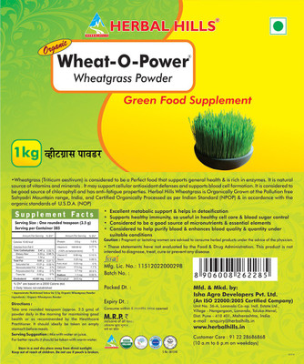 

Herbal Hills Wheat-O-Power 1 kg (Value Pack) Powder (Pack of 4)(1 kg)