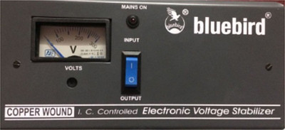 

Blue Bird 1KVA 130-280V Economy Voltage Stabilizer(Multicolour)