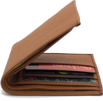 

FUSION 18 Men Brown Artificial Leather Wallet(4 Card Slots)