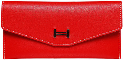 

Feminist Women Casual Red Artificial Leather Wallet(4 Card Slots)