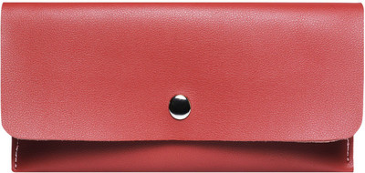 

Feminist Women Casual Red Artificial Leather Wallet(4 Card Slots), Pink