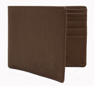 

Nietz Men Casual Brown Artificial Leather Wallet(10 Card Slots)
