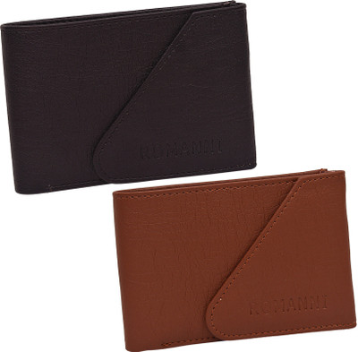 

ROMANNI Men Tan Artificial Leather Wallet(2 Card Slots)