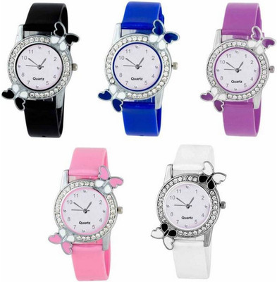 

E-SMART OD-1004-06 Multicolour Analog Round Dial Stylish Watch Watch - For Men & Women