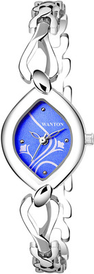 

WANTON M9 blue color fancy flower dial bracelet beautiful women watch Watch - For Girls