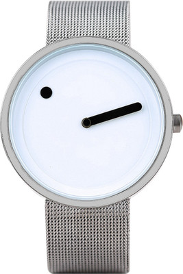 

Talgo New Arrival Festive Season Special TGP58987WH Attractive White Dial Silver Strap and Black Thorns Stylist Creative Analog TGP58987WH Watch - For Men