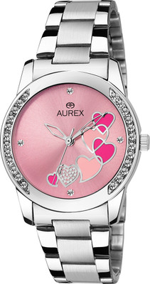 

AUREX AX-LR533-PKC AWESOME PINK DIAL GIRL'S Watch - For Women