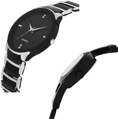

whitebird WB-Black And IIK Black Silver Watch - For Women