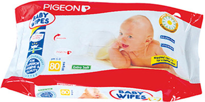 

Pigeon Baby Wipes Chamomile 80 Sheets(80 Pieces)
