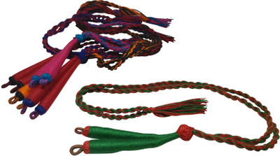

Aumni Crafts Handmade Jewellery Making Adjustable Cotton Dori Cord Back Rope 17inch Long 10mm Thick Cord Assorted Colors (Pack of 4 pieces)