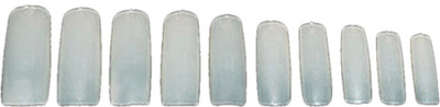 

DALUCI 500 Pcs Fake Full Nail Tips White Natural Clear False Gel Art Acrylic Tool White(Pack of 50)