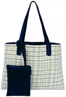 

Hashtasche Navy Reversible Tote Waterproof Shoulder Bag(Dark Blue, 5 inch)
