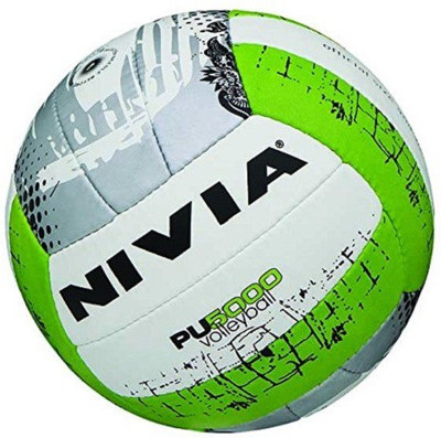 

Nivia Pu-5000 Pu-18P Volleyball - Size: (Pack of 1, Multicolor