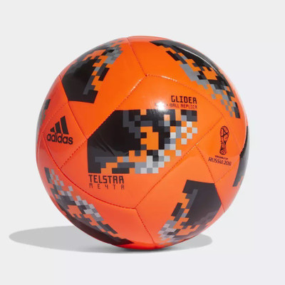 

ADIDAS FIFA WORLD CUP KNOCKOUT GLIDER Football - Size: (Pack of 1, Orange, Solar red / black