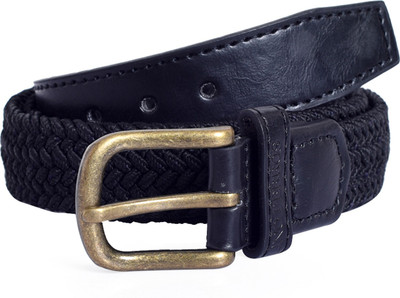 

Lino Perros Women Casual Blue Canvas Belt, Black