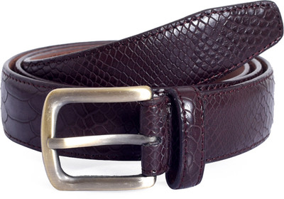 

Lino Perros Men Casual Brown Artificial Leather Belt