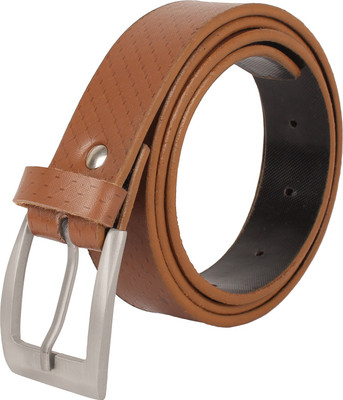 

LIMERENCE Men Casual Tan Synthetic Belt, Brown