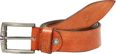 

Hornwood Men Casual Tan Genuine Leather Belt