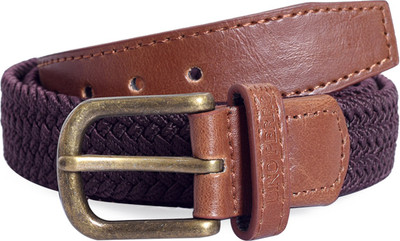 

Lino Perros Men & Women Casual Brown Canvas Belt