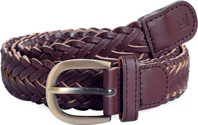 

Lino Perros Women Casual Maroon Artificial Leather Belt, Brown
