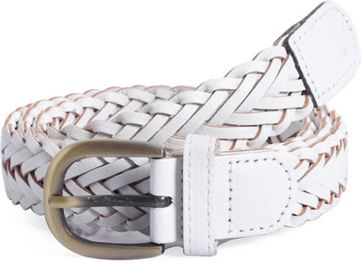 

Lino Perros Women Casual White Artificial Leather Belt